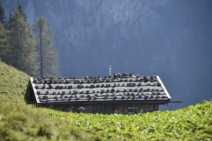 Framed Print : Rustic Alpine Hut Print, Berchtesgaden National Park Framed Print : Rustic Alpine Hut Print, Berchtesgaden National Park