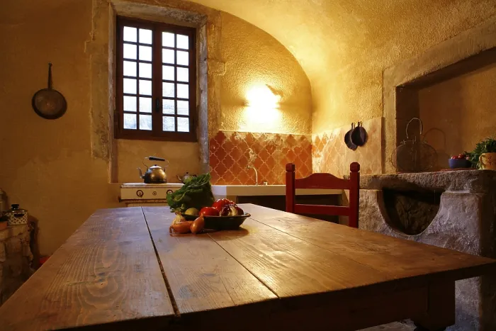 Framed Print : Rustic Kitchen Print