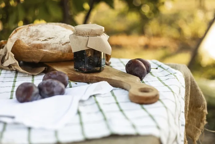 Framed Print : Rustic Canapé Setup Print Framed Print : Rustic Canapé Setup Print