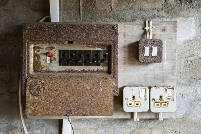 Framed Print : Rusty Control Panel Print, Gibraltar Framed Print : Rusty Control Panel Print, Gibraltar