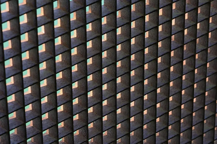Framed Print : Rusty Grid Print, North Rhine-Westphalia, Germany Framed Print : Rusty Grid Print, North Rhine-Westphalia, Germany