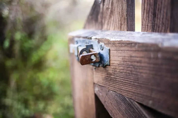 Framed Print : Rusty Garden Gate Locking Bolt Print Framed Print : Rusty Garden Gate Locking Bolt Print