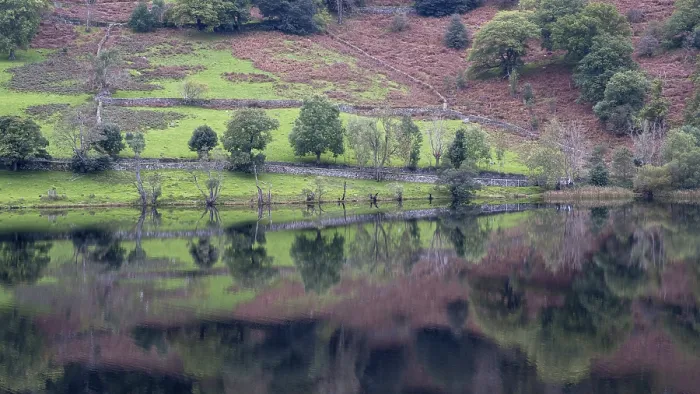 Framed Print : Rydal Water Reflection Print, Lake District, Cumbria
