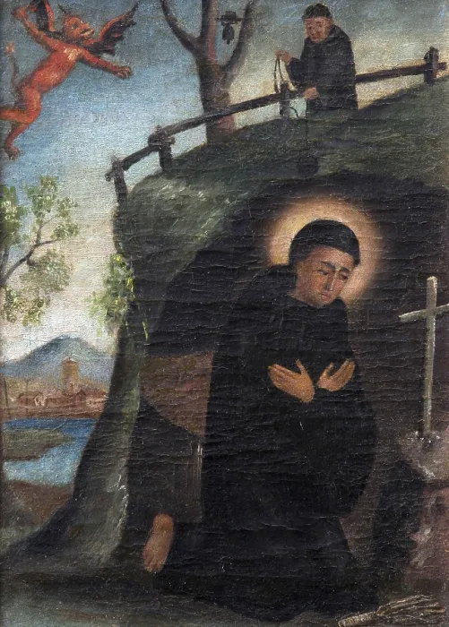 Framed Print : Saint Benedict of Nursia Print Framed Print : Saint Benedict of Nursia Print