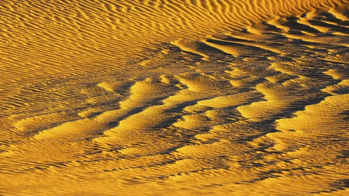 Framed Print : Sand Dune Formation, Rub al Khali Desert Print