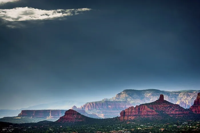 Framed Print : Sedona Sandstone Cliffs Evening Light Print Framed Print : Sedona Sandstone Cliffs Evening Light Print