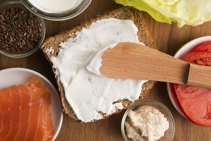 Framed Print : Sandwich Print with Ingredients by imageBROKER Framed Print : Sandwich Print with Ingredients by imageBROKER
