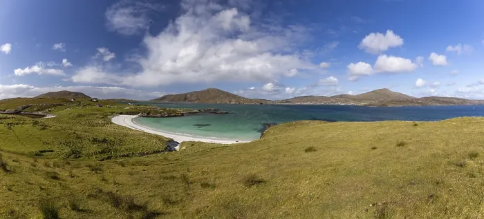 Framed Print : Sandy Beach Print, Vatersay, Outer Hebrides Framed Print : Sandy Beach Print, Vatersay, Outer Hebrides