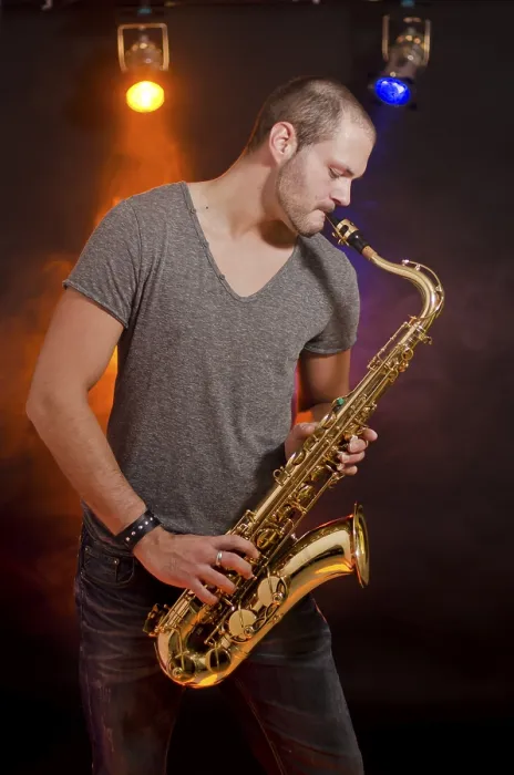 Framed Print : Saxophone Player Print Framed Print : Saxophone Player Print