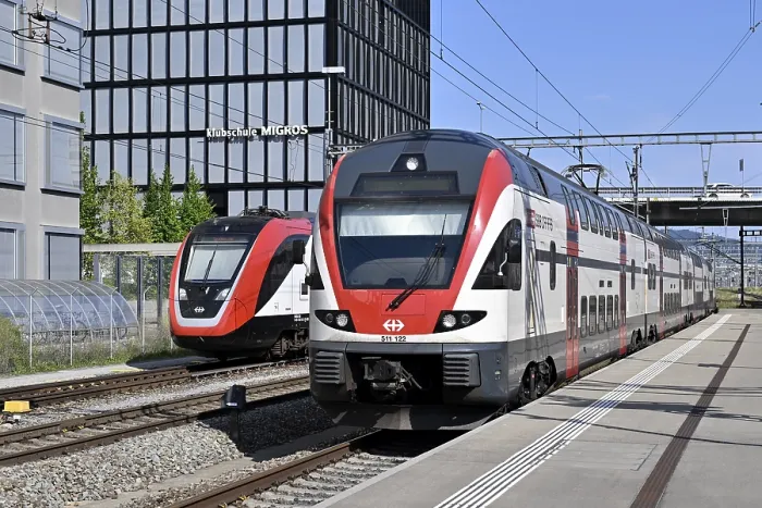 Framed Print : SBB Passenger Train Print Framed Print : SBB Passenger Train Print