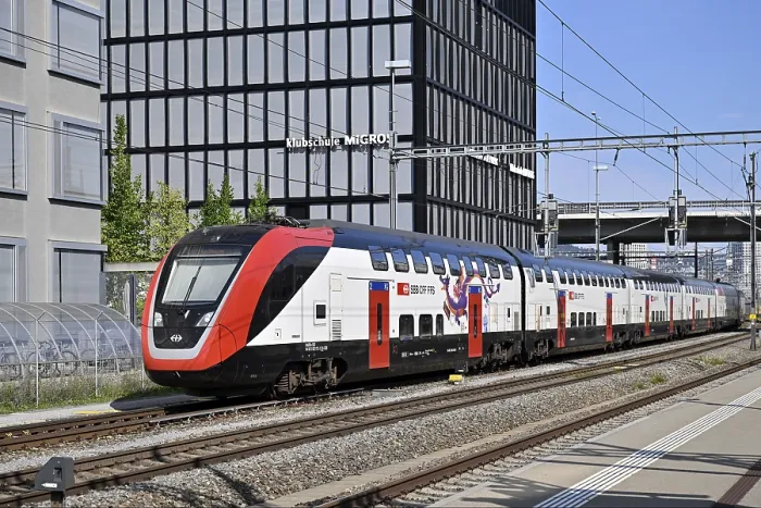 Framed Print : SBB Passenger Train Print Framed Print : SBB Passenger Train Print