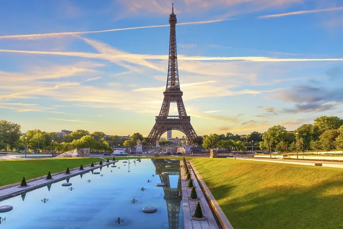 Framed Print : Eiffel Tower Sunset Print Framed Print : Eiffel Tower Sunset Print