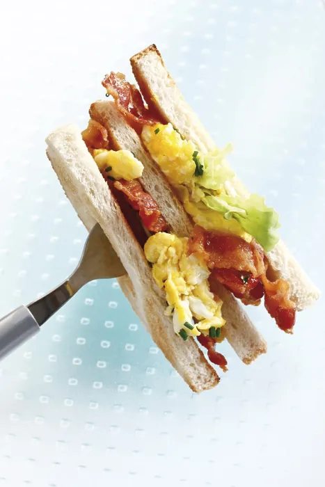Framed Print : Scrambled Eggs and Bacon Print Framed Print : Scrambled Eggs and Bacon Print