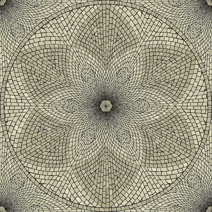 Framed Print : Seamless Stone Mosaic Print Design Framed Print : Seamless Stone Mosaic Print Design