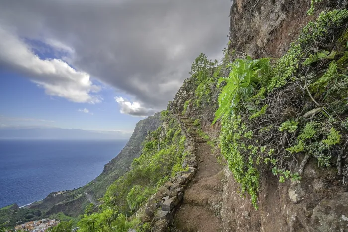 Framed Print : La Gomera Hike Print - Mirador de Abrante Path Framed Print : La Gomera Hike Print - Mirador de Abrante Path
