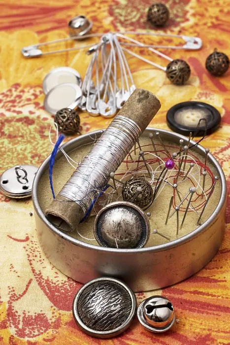 Framed Print : Set of accessories for sewing threads and buttons Print Framed Print : Set of accessories for sewing threads and buttons Print