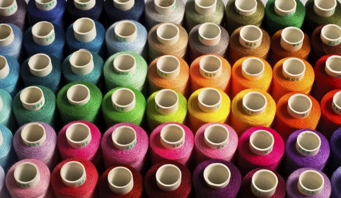 Framed Print : Multicolored Sewing Threads Print Close Up Framed Print : Multicolored Sewing Threads Print Close Up
