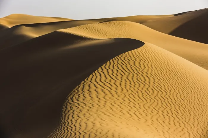 Framed Print : Rub' al Khali Sand Dune Patterns Print Framed Print : Rub' al Khali Sand Dune Patterns Print