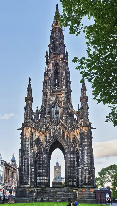Framed Print : Sir Walter Scott Memorial Print, Edinburgh, Scotland Framed Print : Sir Walter Scott Memorial Print, Edinburgh, Scotland