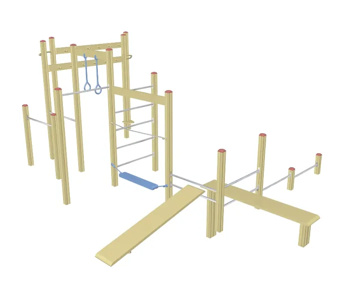 Framed Print : Sit-up and Pull-up Bars Print, 3D Illustration Framed Print : Sit-up and Pull-up Bars Print, 3D Illustration