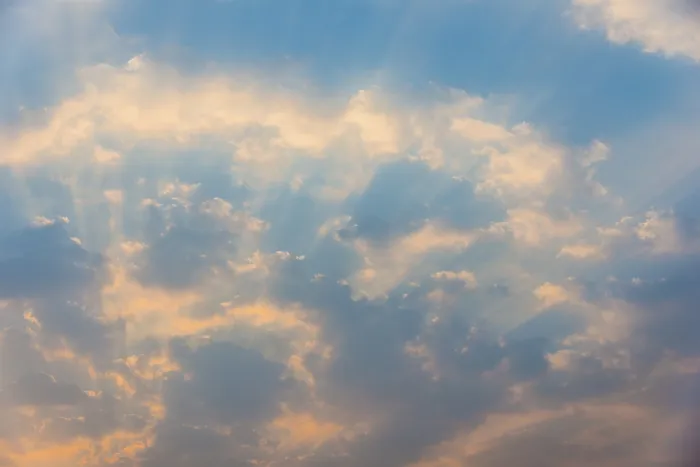 Framed Print : Dawn Sky Print with Clouds and Sun Rays Framed Print : Dawn Sky Print with Clouds and Sun Rays