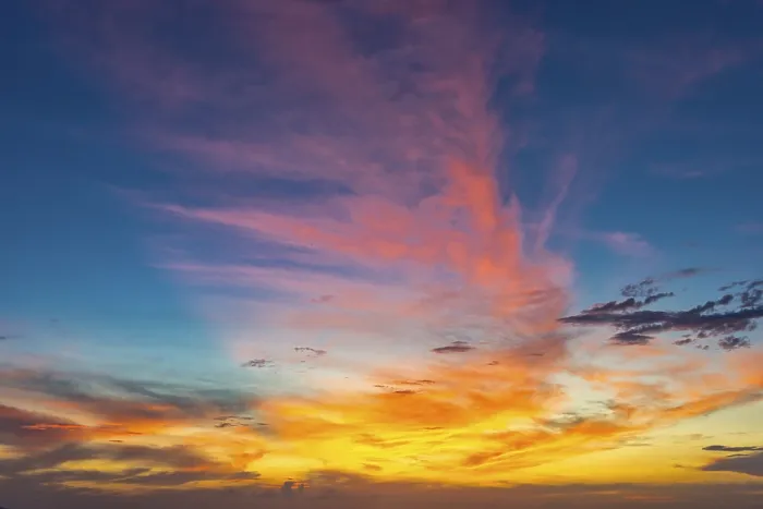 Framed Print : Colourful Sunset Sky Print Framed Print : Colourful Sunset Sky Print