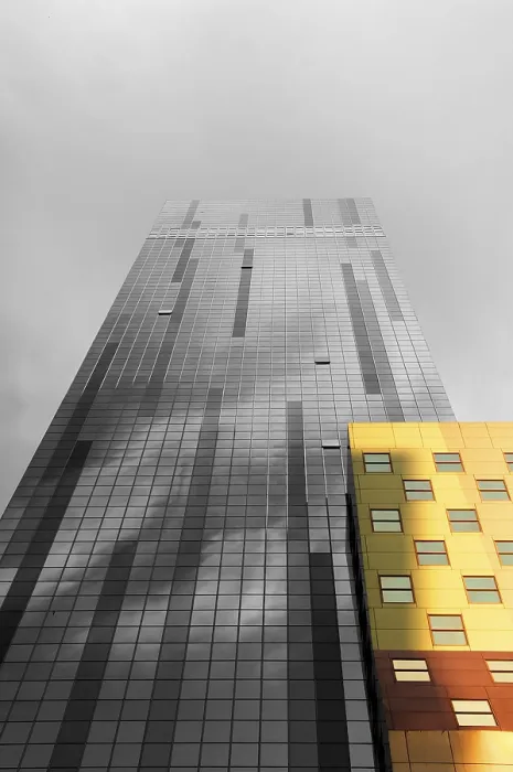 Framed Print : Colourful Skyscraper Print, Manhattan, New York City Framed Print : Colourful Skyscraper Print, Manhattan, New York City