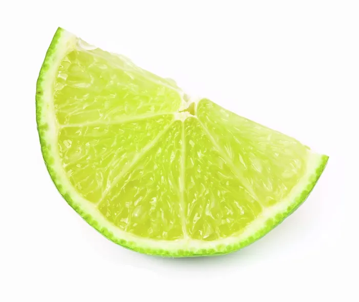 Framed Print : Fresh Lime Print on White Background Framed Print : Fresh Lime Print on White Background