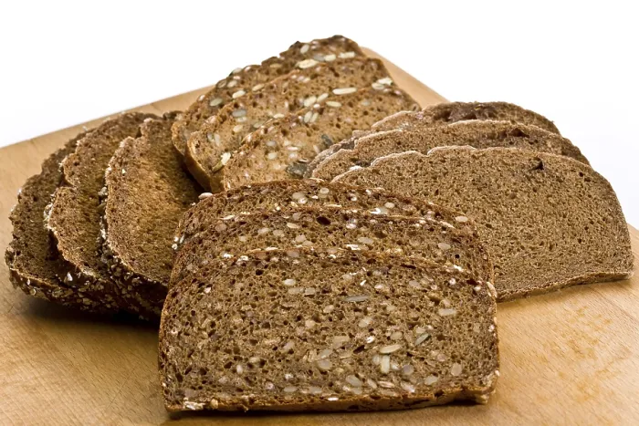Framed Print : Rye Bread Slices Print Framed Print : Rye Bread Slices Print