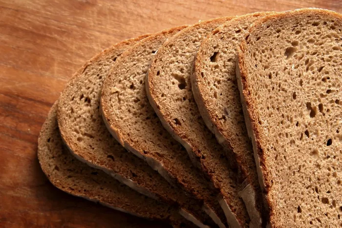 Framed Print : Rye Bread Slices Print