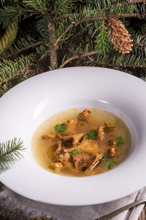 Framed Print : Slight Mushroom Broth Print