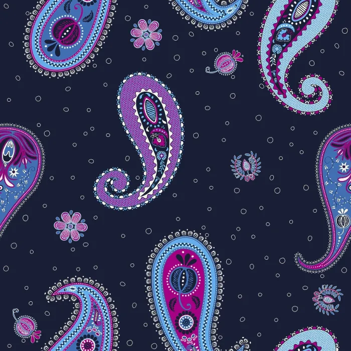 Framed Print : Small Floral Paisley Vector Print Pattern Framed Print : Small Floral Paisley Vector Print Pattern