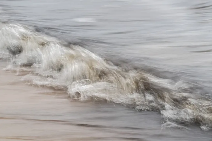 Framed Print : Small Wave Print, Soft Water Lake Sweden Framed Print : Small Wave Print, Soft Water Lake Sweden