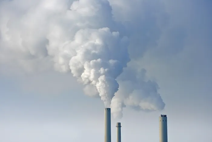 Framed Print : Industrial Smokestacks Print Framed Print : Industrial Smokestacks Print