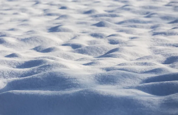 Framed Print : Snowy Landscape Print with Bumpy Ground Framed Print : Snowy Landscape Print with Bumpy Ground