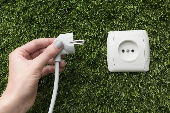 Framed Print : Socket with charger Print Framed Print : Socket with charger Print