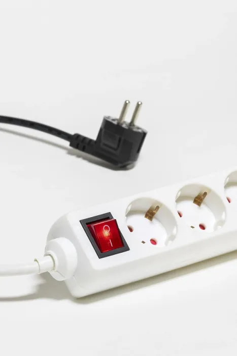 Framed Print : Socket Strip Print: Electrical Outlet Distributor