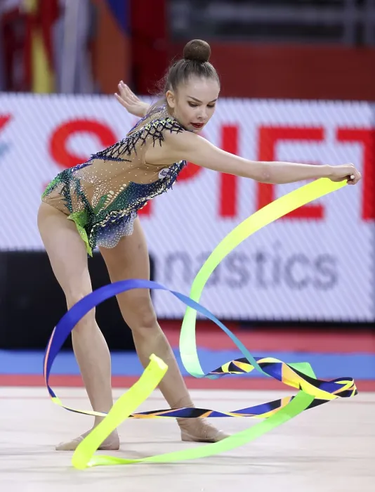 Framed Print : Rhythmic Gymnastics Sofia World Cup Print - 27 March 2021 Framed Print : Rhythmic Gymnastics Sofia World Cup Print - 27 March 2021