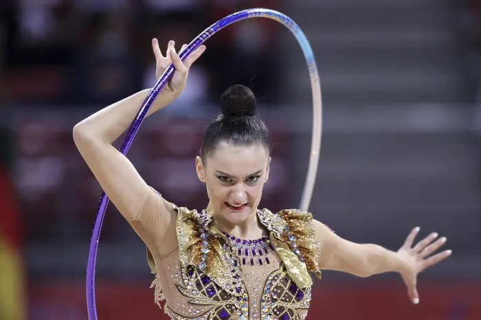 Framed Print : 2021 Rhythmic Gymnastics Sofia World Cup Hoop Final Print Framed Print : 2021 Rhythmic Gymnastics Sofia World Cup Hoop Final Print