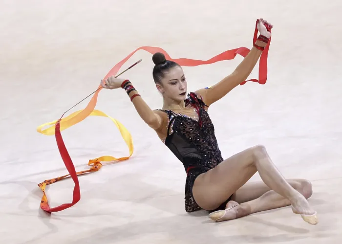 Framed Print : Rhythmic Gymnastics Sofia World Cup Print - 27 March 2021 Framed Print : Rhythmic Gymnastics Sofia World Cup Print - 27 March 2021