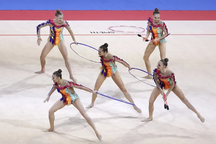 Framed Print : Rhythmic Gymnastics Print: 2021 Sofia World Cup Framed Print : Rhythmic Gymnastics Print: 2021 Sofia World Cup