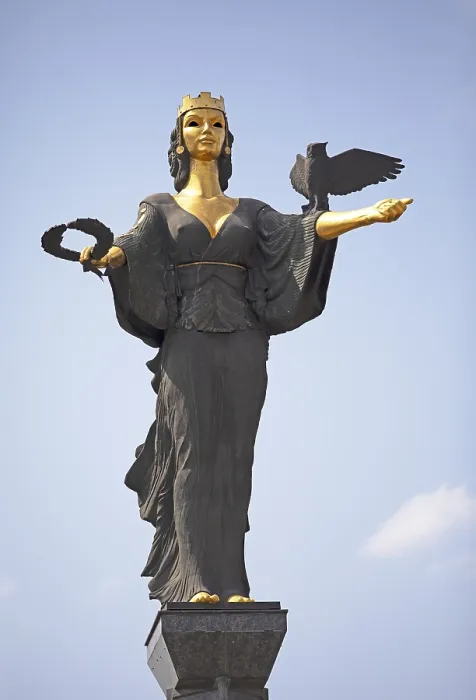 Framed Print : Sofia Statue Print, City Symbol of Sofia, Bulgaria
