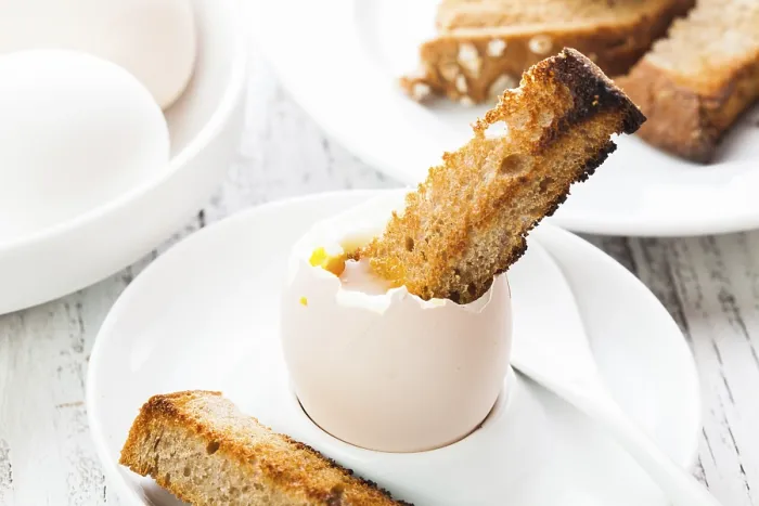 Framed Print : The Soft-Boiled Egg in an Eggcup with Toasted Bread Print Framed Print : The Soft-Boiled Egg in an Eggcup with Toasted Bread Print