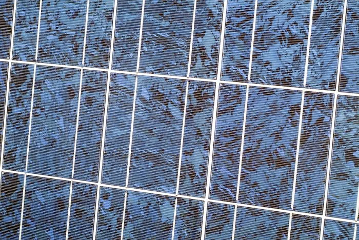 Framed Print : Detail of a solar cell, polycrystalline print Framed Print : Detail of a solar cell, polycrystalline print