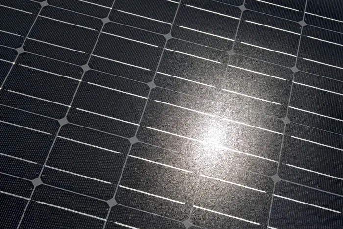 Framed Print : Solar Cell Print with Reflected Sun Framed Print : Solar Cell Print with Reflected Sun