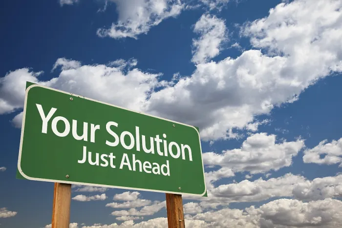 Framed Print : Your Solution Green Road Sign Over Dramatic Clouds Print Framed Print : Your Solution Green Road Sign Over Dramatic Clouds Print