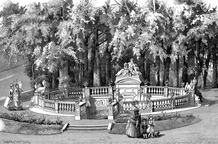 Framed Print : Print of The source of the Danube in Donaueschingen, Germany Framed Print : Print of The source of the Danube in Donaueschingen, Germany