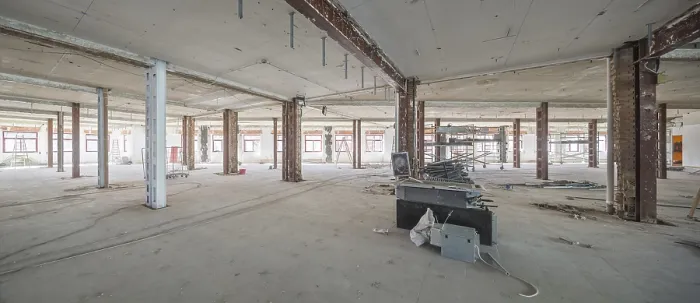 Framed Print : Construction Site Print: Exposed Beams and Natural Light Framed Print : Construction Site Print: Exposed Beams and Natural Light