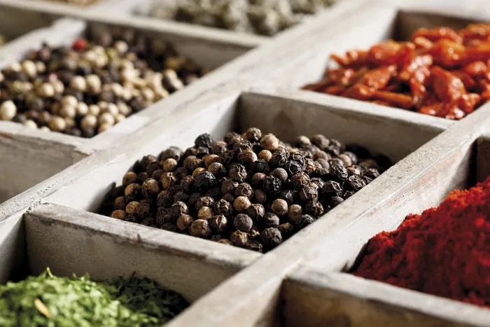 Framed Print : Spices in a Case Print Framed Print : Spices in a Case Print