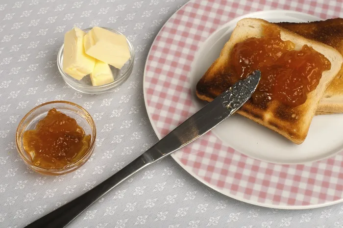 Framed Print : Spread Jam on Bread Print